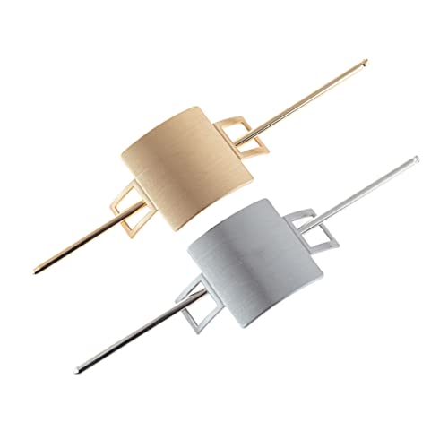 Angoily 2 Stücke Stick Haarnadel Set Für Mädchen Metall Haar Stick Haar Zubehör Mädchen Modische Haar Dutt von Angoily