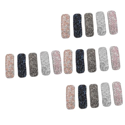 Angoily 20 Stk Strass-bb-clip Diamant-haarspangen Bling Haarspangen Frauen Braut Haarnadel Französisches Haarflechtwerkzeug Haarspangen Mit Strass Strasssteine Fräulein Hinterkopf von Angoily