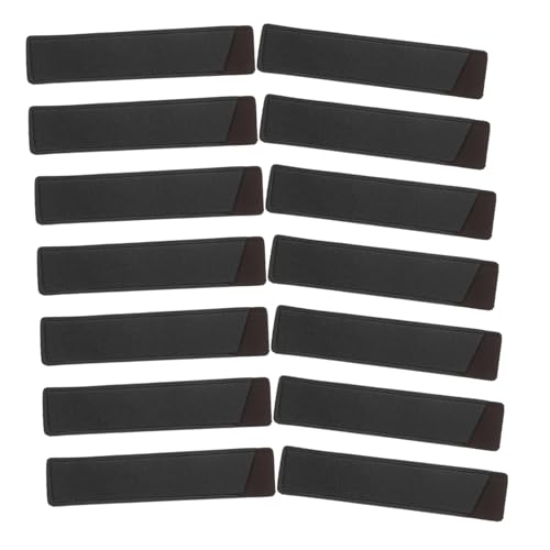 Angoily 20 Stück Teiliges Pu-Leder Einzelfedermäppchen Schlanker Stifteschutzhülle Organizer für Stift und Bleistift Tragbare Schreibgeräte-Aufbewahrungstasche für Schule Büro von Angoily