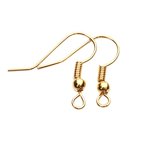 Angoily 200stücke Goldfarbene Damen-ohrhänger Aus Hochwertigem Metall Antiallergische Ohrring-teile Einfach Für Diy-ohrringe Passend Für Alltag Und Verschiedene Anlässe von Angoily