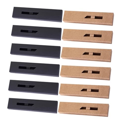 Angoily 20stücke Karton Stifteboxen Kugelschreiberetuis Mit Fenster Stiftpräsentationsboxen Weihnachtsschmuck-geschenketuis Für Geschäft Geburtstag Souvenir Bürobedarf von Angoily