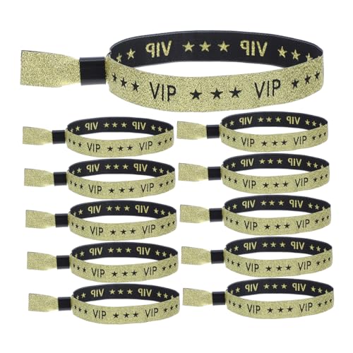 Angoily 20Stücke Stoffarmbänder für Hochzeiten Events Konzerte Partys und Festivals Optimierter Einlass Vip Markierung Langlebig und Anpassbar von Angoily