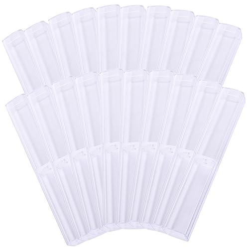 Angoily 20stücke Federmäppchen Aus Kunststoff Transparent Leer Als Stifthalter Einzelne Box Aufbewahrungsbox Für Schreibwaren Transparente Verpackungsbox Schreibstifteetui Angoily 20stücke Federmäppchen Aus Kunststoff Transparent Leer Als Stifthalter Einzelne Box Aufbewahrungsbox Für Schreibwaren Transparente Verpackungsbox Schreibstifteetui von Angoily
