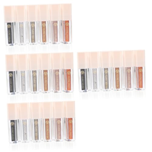 Angoily 24 Stk Lidschatten-Set Zubehör für Augen-Make-up Glitzer-Augen-Make-up Augen-Highlight-Lidschatten glänzender Lidschatten Blitz einstellen schimmern Make-up-Tools Fräulein Werkzeug von Angoily