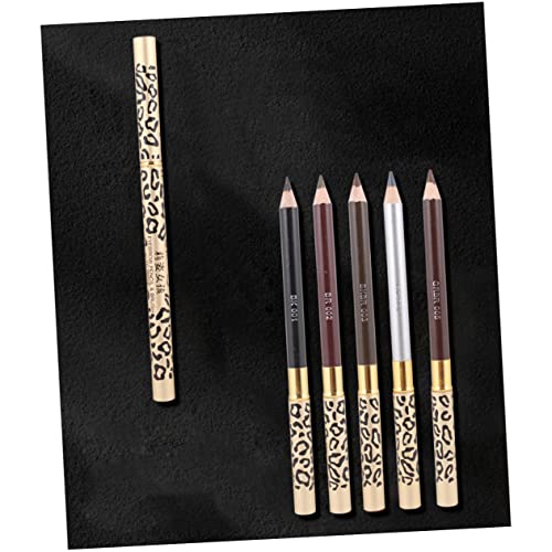 Angoily 2St Augenbrauenpinsel Augenbrauenstift dunkelbraun Microblading Augenbrauenstift Eyeliner-Stift Bleistiftspitzer Augenbrauenstifte Augenbrauenstift mit Doppelkopf Kosmetik Gel von Angoily