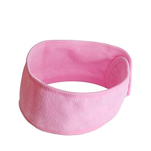 Angoily 2St Haarband hair-band Duschhaube Praktisches Kopftuch Gesichtswaschstirnband Make-up-Stirnband Haargummi Turban-Mütze Kopftuch waschen Einweg Schal Handtuch Rosa von Angoily