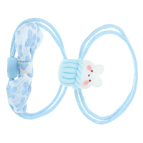 Angoily 2St Haarschmuck Haargummis für Kleinkinder Kinderhaaraccessoires für Mädchen Tiara Haarbänder Haargummis für Mädchen elastisches Haarband Süss Stirnband Schal Halter von Angoily