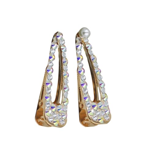 Angoily Elegantes Haarspangen-set 2-teilig Damen Kristall-haarspangen Mädchen-haar-design von Angoily