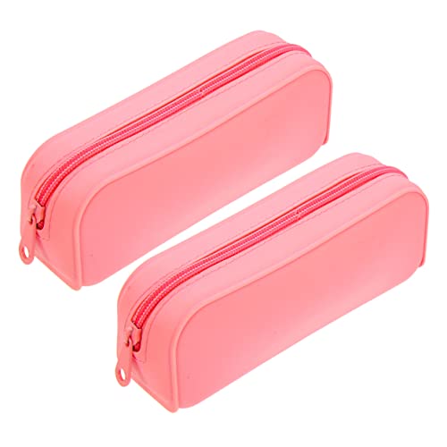 Angoily 2stücke Federmäppchen Silikon-stifte Tasche Ästhetische Stifte Tasche Süße Bleistifttasche Für Make-up-Pinsel Buntstiftetui Geräumig Und Tragbar Angoily 2stücke Federmäppchen Silikon-stifte Tasche Ästhetische Stifte Tasche Süße Bleistifttasche Für Make-up-Pinsel Buntstiftetui Geräumig Und Tragbar von Angoily