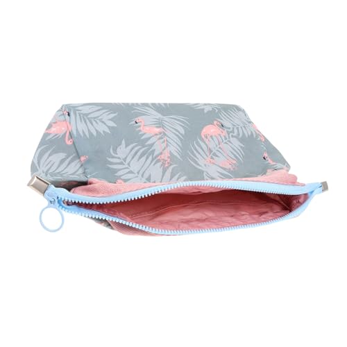 Angoily 2st Flamingo-Aufbewahrungstasche Makeup Tasche Reise Waschtasche Damen Kulturbeutel Make-up-Aufbewahrungstasche Wasserdicht Fräulein Werkzeugkasten Multifunktion Polyester von Angoily