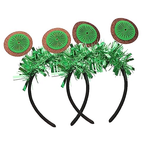 Angoily 2st Kiwi-stirnband Fiesta Kreativer Haarreifen Kiwi- Haarspange. Matrosenhut Kiwi- Barretten Zahnersatz Falsche Zähne Parteichef Grüßer Damen Der Sommer Krawatte von Angoily