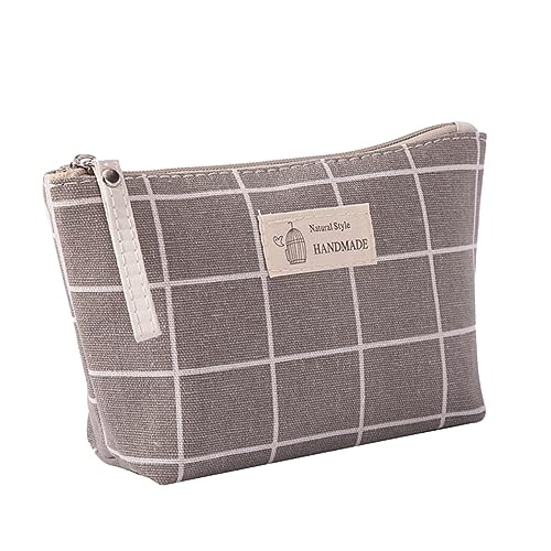 Angoily 2st Kosmetiktasche Mit Reißverschluss Canvas-reißverschlusstaschen Kartenhalter Für Geldbörsen Kosmetiktasche Segeltuchtaschen Klein Draussen Bastelpaket Fräulein von Angoily