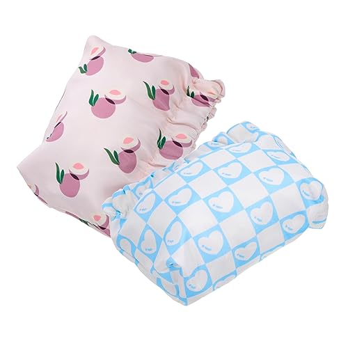 Angoily 2stücke Kosmetiktasche Für Damen Kleine Make-up-Tasche Tasche Reißverschluss Aus Hochwertigem Material Tragbar Und Praktisch Für Reise Und Alltag von Angoily