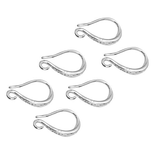 Angoily 3 Paar Teiliges Ohrhaken Weißgoldfarbenem Metall Verarbeitung Langlebig Diy Ohrschmuck Zubehör für Damen Geeignet für Schmuckherstellung Büro Party und Alltag von Angoily