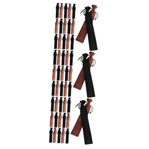 Angoily 3 Sätze Teiliges Von Stiftsäcken Aus Dickem Wasserabweisend Mit Zugband Für Aufbewahrung Von Stiften Geschenktüten Für Stifte Schule 20 Stück * 3 von Angoily