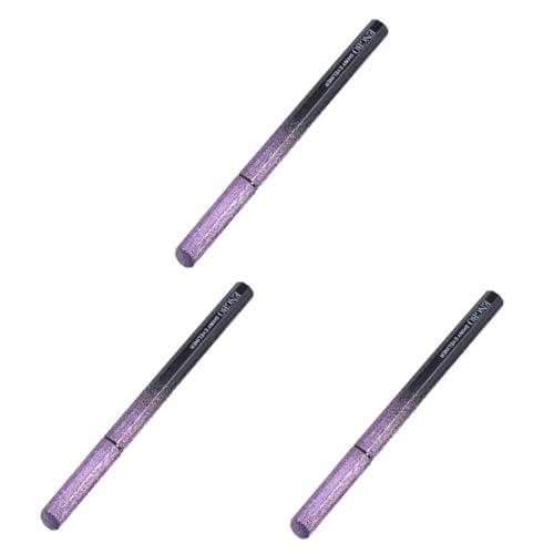 Angoily 3 Stk Eyeliner Glitzer Buntstifte Schweißfest Kein Fleck Plastik Violett Kosmetik von Angoily