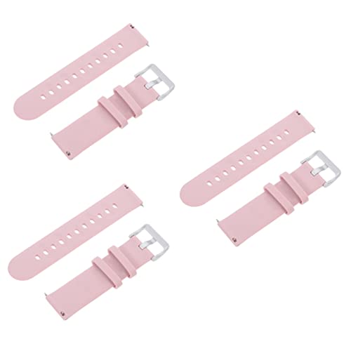 Angoily 3 Stk Gurt für Kinder watch uhr kinder watch für kinder Kinderuhr Zubehör watch accessories Kinderuhr Silikonband armbänder klassisch Armband Gummiband Anschauen Kieselgel Rosa von Angoily