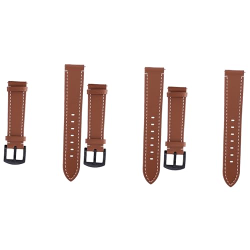 Angoily 3 Stk Lederriemen ersatzband ansehen Mann Vintage-Uhren für Herren schwarze Armbänder Damen uhrenarmbänder weihnachtsgeschenke Uhrenarmband Leder intelligent Gurt Lieferungen von Angoily