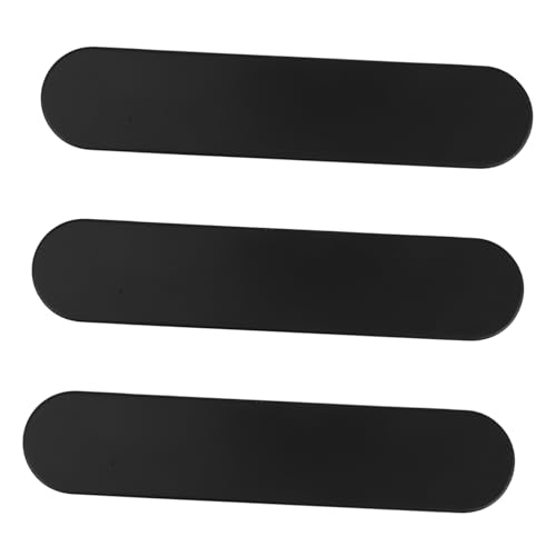 Angoily 3 Stück Federmäppchen Federmäppchen Blechkoffer Federmäppchen groß kleines hartes Federmäppchen Federmäppchen, Stifthülle Bleistifthalter Bleistiftfälle Lanzette Weißblech Schwarz von Angoily
