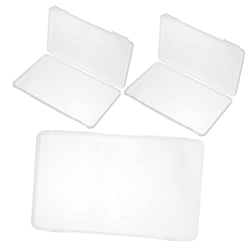 Angoily 3 Stück Id-aufbewahrungsbox Kartenhalter Veranstalter Männer Groß Schwarz Dreifach Id -kartenkoffer Kartenetui Aus Visitenkartenetui Ausweishülle Karteninhaber-id Pp von Angoily