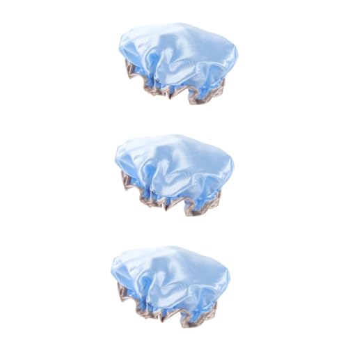 Angoily 3St wasserdichte duschhaube Mädchen Hut Saunahut Haarduschhaube Motorhaube Badehüte Satin Duschhut für Damen Duschhauben für Damen Haushalt Haarkappe Fräulein peva Angoily 3St wasserdichte duschhaube Mädchen Hut Saunahut Haarduschhaube Motorhaube Badehüte Satin Duschhut für Damen Duschhauben für Damen Haushalt Haarkappe Fräulein peva von Angoily