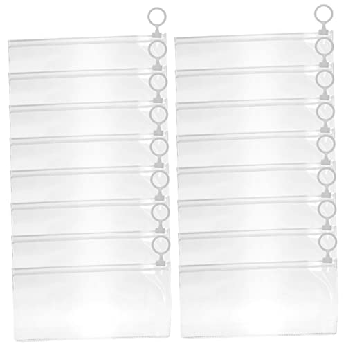 Angoily 30 Stück Teiliges PVC Transparentes Federmäppchen Praktische und Wiederverwendbare Stiftetasche für Schule Büro und Kosmetik Große Kapazität Langlebig und Vielseitig Einsetzbar von Angoily