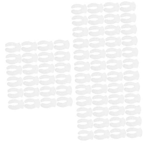 Angoily 3000 Stk U-förmiges Augenmaskenpapier Augenpads für Augenringe Kollagenflecken dünnes Augenpflegepflaster Maskenpapier aus Baumwolle Antialterung Patch Südkorea Weiß von Angoily