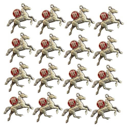 Angoily 30stücke Pferdeanhänger Aus Legierung Zum Basteln Tierkreiszeichen-schlüsselanhänger Reichtums-ornament Für Diy-geldbörsen Und Rucksack-dekorationen von Angoily