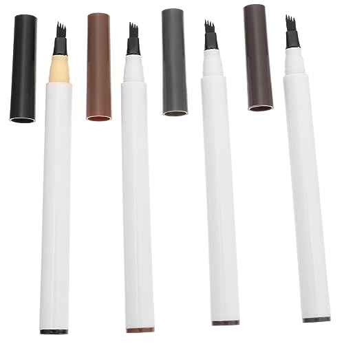 Angoily 32 Stk Augenbrauenstift mit vier Gabeln werkzeug neutral Make-up-Tools Eyeliner Fräulein Abs von Angoily