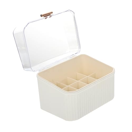 Angoily 3Er-Box kosmetische Aufbewahrungsbox Desktop-Gehäuse Schubladenorganisator für Make-up Vorratsbehälter Kosmetik-Organizer Aufbewahrungsorganisator Einfach Veranstalter Manager Stk von Angoily