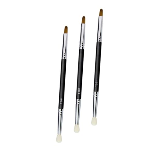 Angoily 3st Concealer Pinsel Lidschatten Schwamm Flüssiges Gel Reisen Tragbar von Angoily