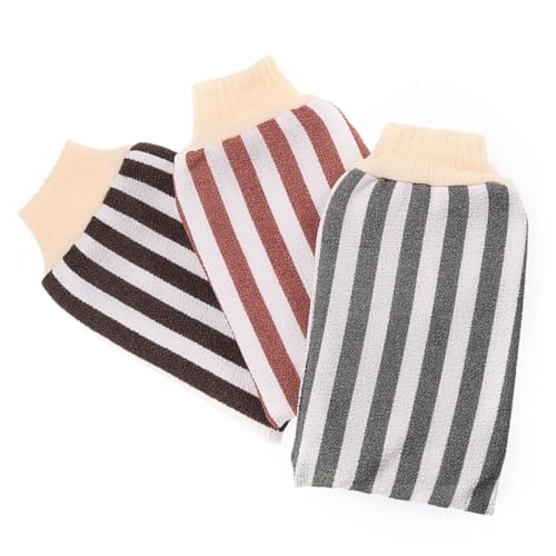 Angoily Männer Frauen Peeling Körper Doppelseitige Dusche Bürste Handschuhe Khaki Angoily Männer Frauen Peeling Körper Doppelseitige Dusche Bürste Handschuhe Khaki von Angoily