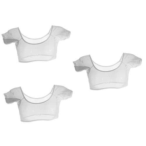 Angoily 3St Mesh-Sweatshirt Unterwäsche für den Mann Achselschweißfest Damenhemden Tanktops für Damen waschbare Achselschweißweste Unterarm-Schweißweste Auslaufsicher Unterhemd Damen-Set von Angoily
