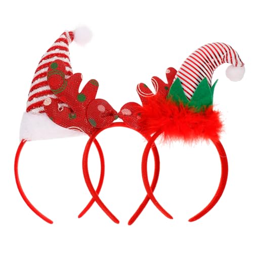 Angoily 3St weihnachtsdeko weihnachts kopfschmuck Kostüme für Erwachsene Weihnachten Rentier Stirnband Tiara Haarband entzückende Stirnbänder bilden Kopfbedeckung Kleidung von Angoily