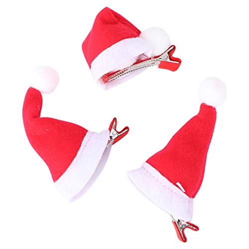 3St Weihnachtskopfclip kinder haarspangen haarspange kinder Party-Haarschmuck Hirschhaar-Accessoires Hüte Haarklammer Weihnachtskopfschmuck handgemachte Haarspange von Angoily