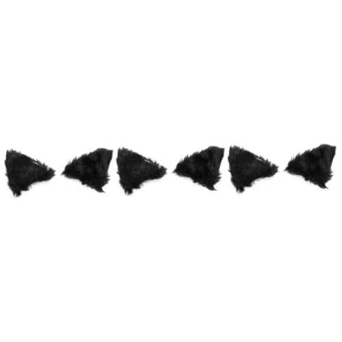 Angoily 3St tierischer Ohrclip Abschlussball Haarspangen Mädchen Haare Haarklammer kuscheltier Tiara Party-Kopfschmuck Plüsch Haarspange Süss Fuchs Katzenfrau Haarnadel Kind Kopfbedeckung von Angoily