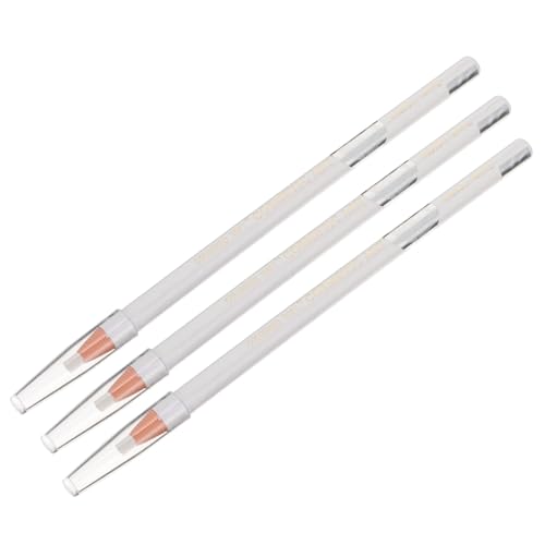 Angoily Seidenweicher Weißer Eyeliner-stift-set 3-teilig Augenbrauen-make-up-stift Augenbrauenstift Make-up Eyeliner- Für Zuhause Und Den Salon von Angoily