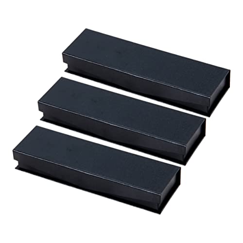 Angoily 3stücke Schreibwaren Geschenkbox Stifthalter Box Für Stifte Stiftbehälter Organizer Mit Langlebigem Material Für Zuhause Schwarz von Angoily