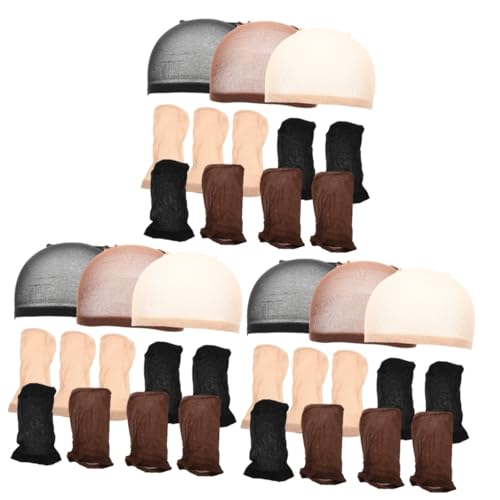 Angoily 3er-sets Leichte Perückenkappe Netzkappe Für Frauen Kappen Zur Perückenherstellung Nylon- 6 Stück * 3 Angoily 3er-sets Leichte Perückenkappe Netzkappe Für Frauen Kappen Zur Perückenherstellung Nylon- 6 Stück * 3 von Angoily