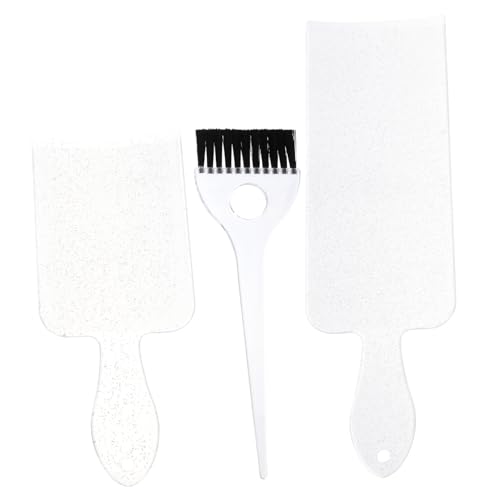 Angoily 3St Backölproben Männer Anzug Farbtafel für Haarfärbemittel haarfärbung färberwaid werkzeug Haarfärbemittel-Set hebt das Haarfarben-Kit hervor Hervorhebung Paddel von Angoily