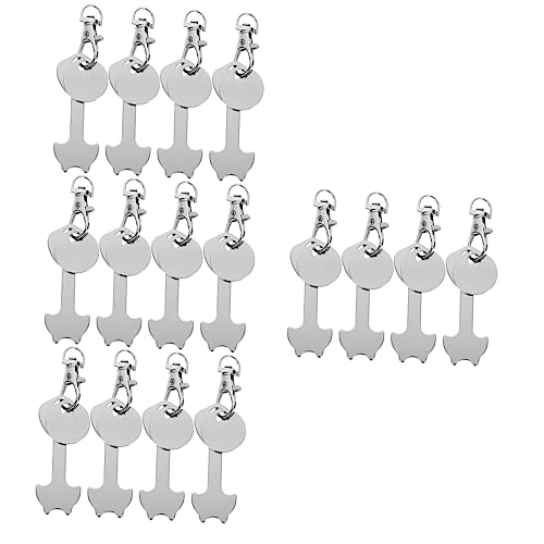 Angoily 4 Sätze Token-schlüsselanhänger Zeichen Trolley -token Wagen Trolley-münze Trolley-schlüsselanhänger Trolley-token Schlüsselanhänger Zinklegierung Silber 4 Stück * 4 von Angoily