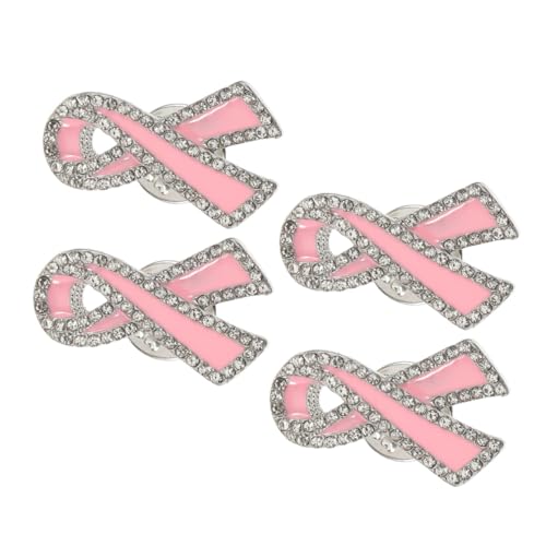 Angoily 4 Stück Brosche Schmuck Krebs-Brosche Anstecknadeln zur Aufklärung über Krebs Broschennadeln zur Aufklärung über Krebs Krebsnadeln Anstecknadel zur Aufklärung über Krebs Legierung von Angoily