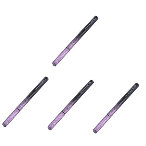 Angoily 4 Stück Eyeliner Glitzer Buntstifte schweißfest Augenkosmetik tragbar Plastik Violett von Angoily