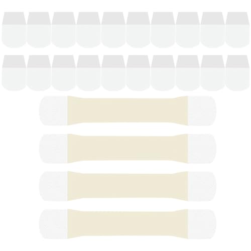 Angoily 4 Stück Nackenlift-Aufkleber Nackenband Halsliftingband Hebegurt Halslift-Tape gegen Halsfalten Aufkleber zur Halsstraffung das Gesicht Klebeband Applikationen von Angoily