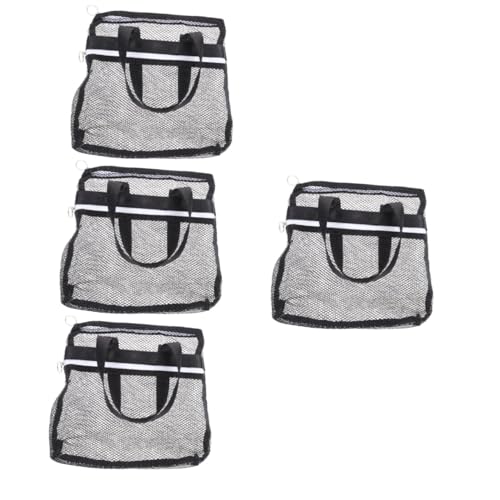 Angoily 4 Stück Reise-kulturbeutel Strandtasche Für Damen Kosmetische Tragetasche Outdoor-kulturbeutel Klare Make-up-Taschen Strand-Make-up-Tasche Netztasche EIN Bad Nehmen Reisen Nylon von Angoily