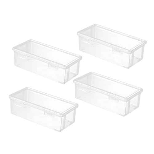 Angoily 4 Stück Schreibwaren-Box Federmäppchen aus Kunststoff kleines Federmäppchen Stationärer Organisator Hartes Federmäppchen Markierungshalter Bürospeicher Transparent Angoily 4 Stück Schreibwaren-Box Federmäppchen aus Kunststoff kleines Federmäppchen Stationärer Organisator Hartes Federmäppchen Markierungshalter Bürospeicher Transparent von Angoily