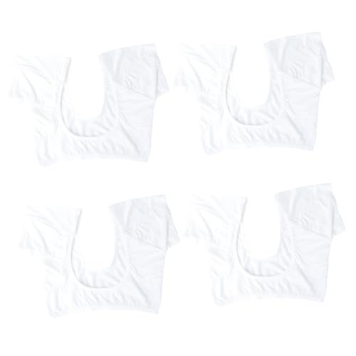 Angoily 4 Stück Sommerbecken Weste für Damen Damenweste Damenunterwäsche Unterhemden für Männer Unterarm-Schweißweste schnelltrocknend Schweißkissen Kapuzenpullover Herren von Angoily