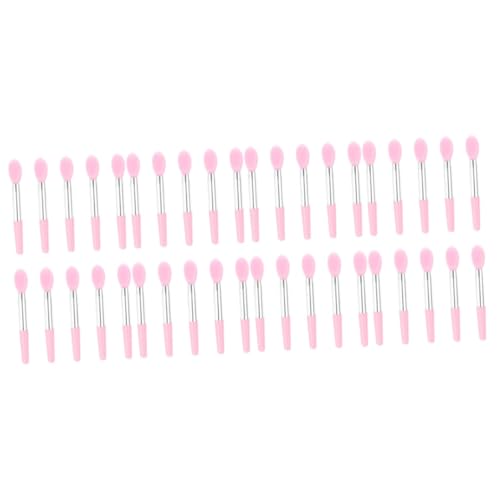 Angoily 40 Stk Lippenmaske Löffel Kosmetikpinsel Make-up-pinsel Aus Silikon Cremiger Lidschatten Lippenreiniger Aus Silikon Rosa Fräulein Kieselgel Bilden Lidschattenstift von Angoily