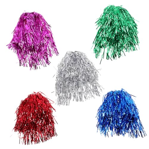 Angoily 5 Stück Regenhut Perücke Lustige Perücken Für Frauen Blendende Perücken Glitzer Perücken Schillernde Perücken Clown Perücken Für Damen Partyzubehör Das Haustier von Angoily
