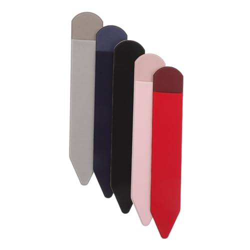 Angoily 5 Stück Teiliges Stifthüllen Weiche Schutzetuis für Stylus Füllfederhalter Kompakte Organizer für Bürobedarf Kratzfeste Leichte Stiftaufbewahrung in Modernem Design von Angoily